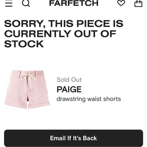 PAIGE Pants - Paige christy shorts in light pink